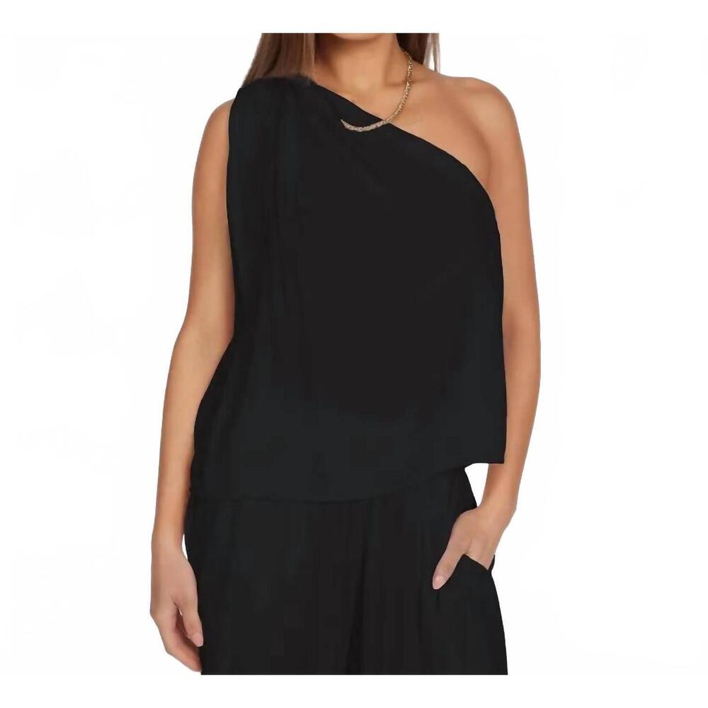 NEW MICHAEL LAUREN ruki top in black